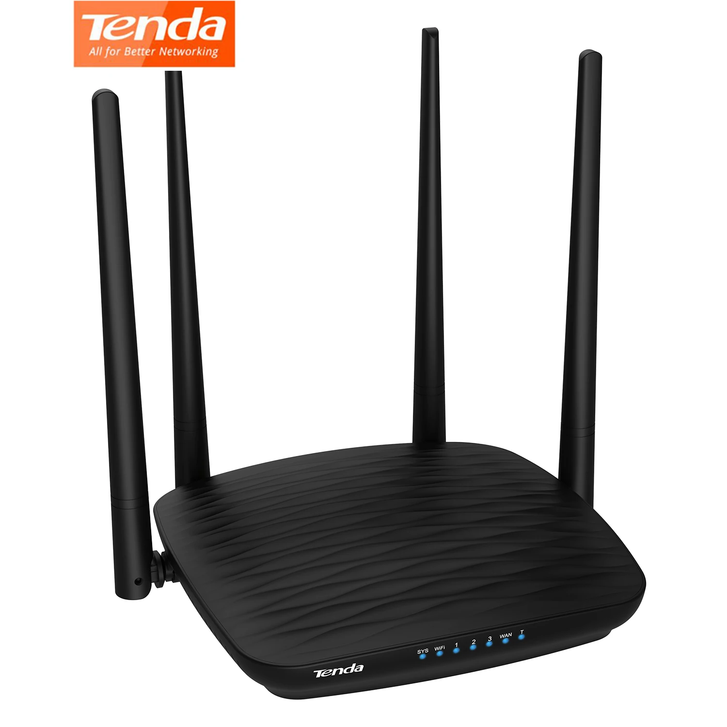 English system Tenda AC5 AC1200M Wireless WiFi Routers Tenda Wireless Router wi-fi Repeater 2.4G+5G black