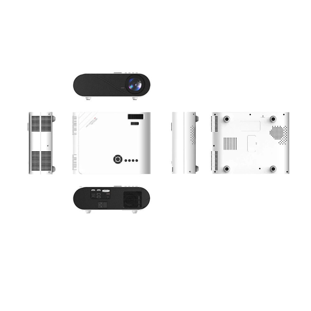 [Aliexpress New 6800 Lumens 1080p Projector] Hot selling Native 1080p Full HD 4K LED LCD Portable Home Theater Projector