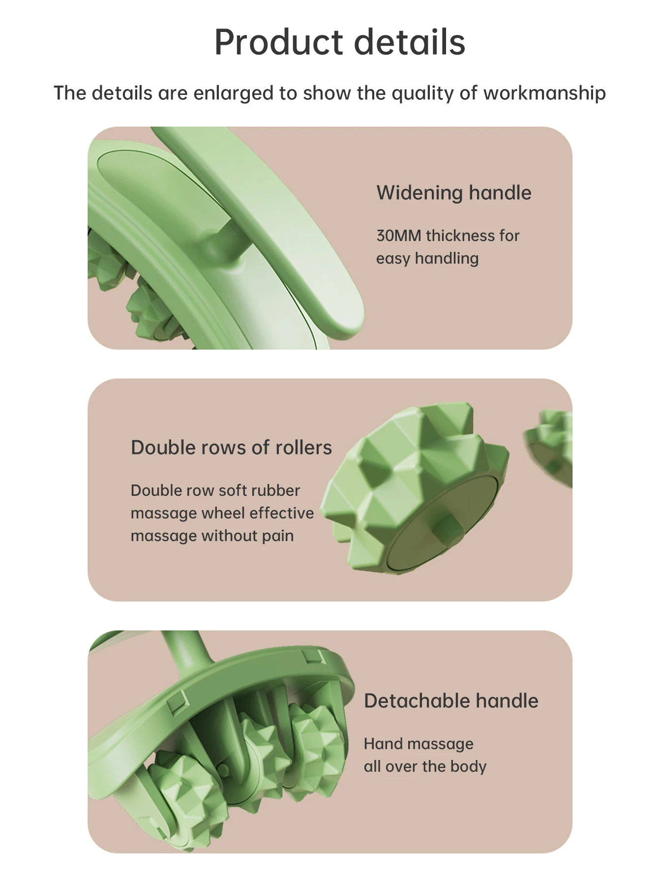 Original Fat Control Roller Massager Fitness Muscle Roller Massage