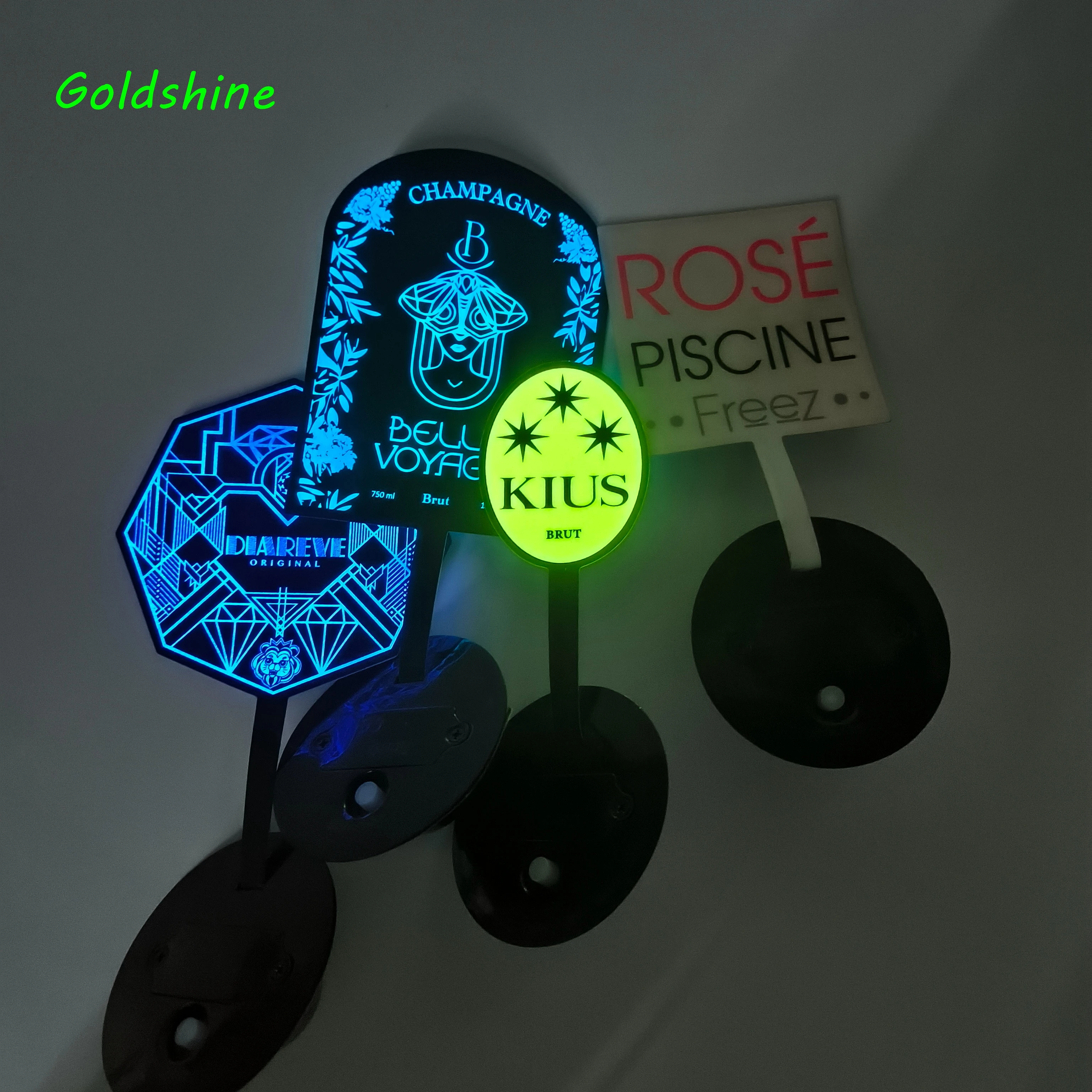 Lounge Party Wedding Supplie El Label For Wine Bottle Sticker Customized Glow In The Dark