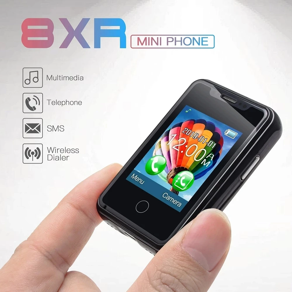 Top sale 8XR Cheapest Mini Bar Phone MTK6261D Mini Mobile Phone Multiple Languages Cellphone
