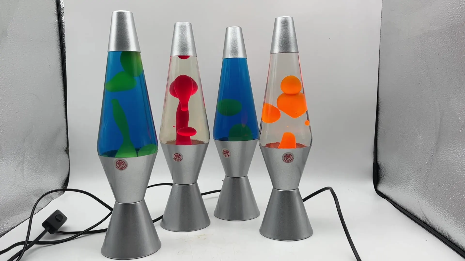 Wholesale Customized Led Metal Sports Rocket Table Lava Lamp Aquarium Decorative Lava Night Lamp