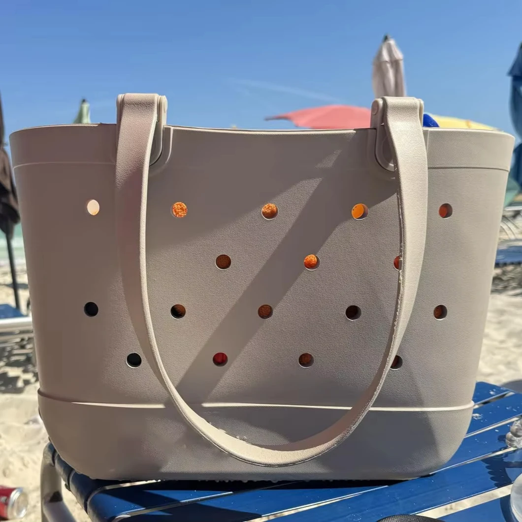 2024 Silicone Shopping Bag Waterproof Ladies New Spot Wholesale Hot Selling Bogg Bag Women Fashion