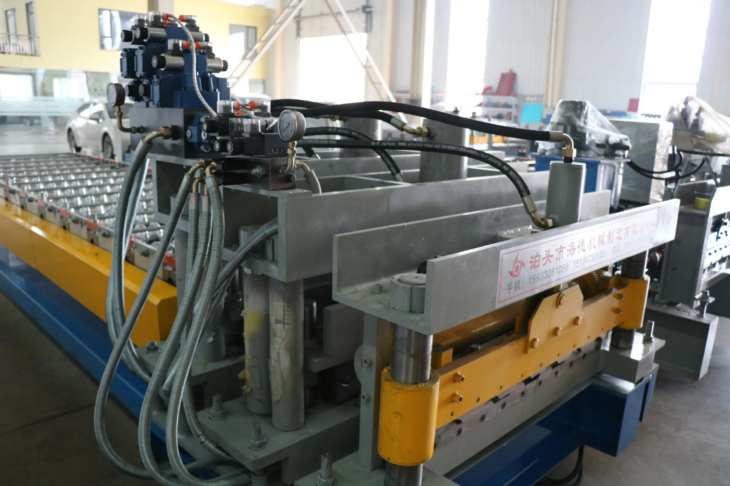 HAIDE Best Seller concrete roof tile making machine rotary sheet metal machine