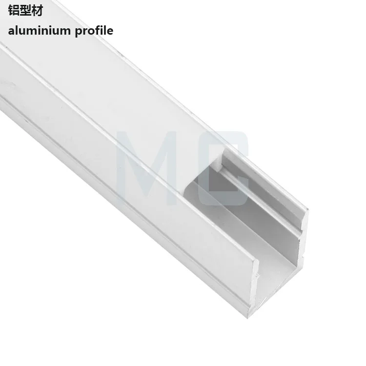 square shape led strips 12mm aluminium led profiles for led tape channel letter
