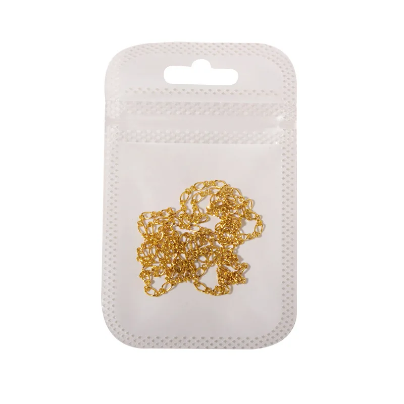 19.6inch Punk Nail Jewelry Studs Line 3D Metal Nail Chain Charms Decoration for Women Girl Nail Art DIY