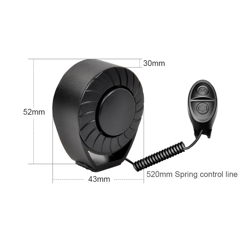  120dB MTB руль кольцо 5 режимов сильный громкий велосипед Электронный колокол USB перезаряжаемые электрический
