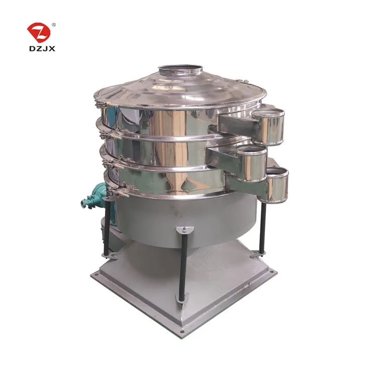 DZ round automatic swinging sieve coffee cocoa wheat salt sugar rice flour powder tumbler screen machine