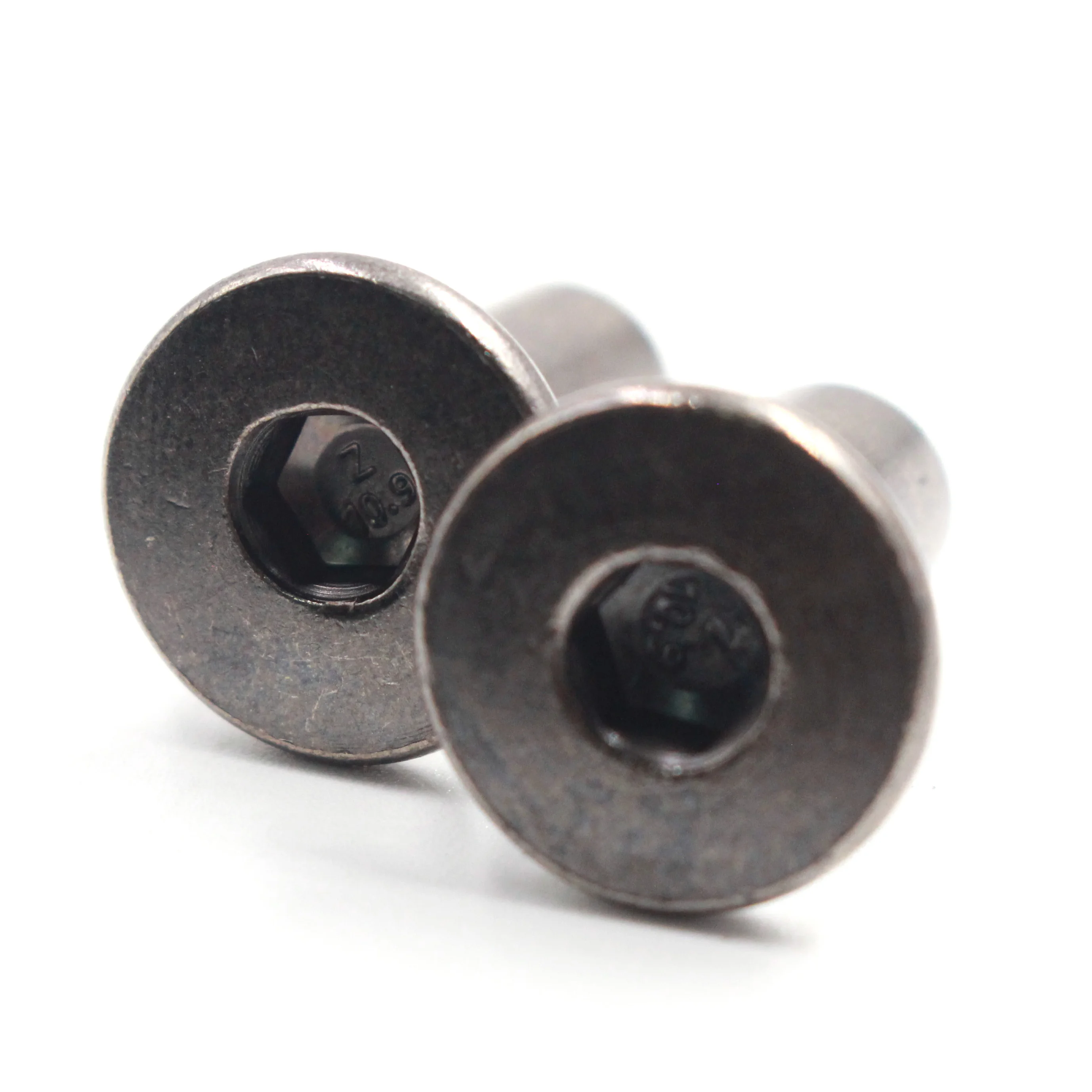 M5x18.4 Custom Special Carbon steel Nuts Black nickel Hexagon Socket  Blind Nut sleeve  Barrel  Nut