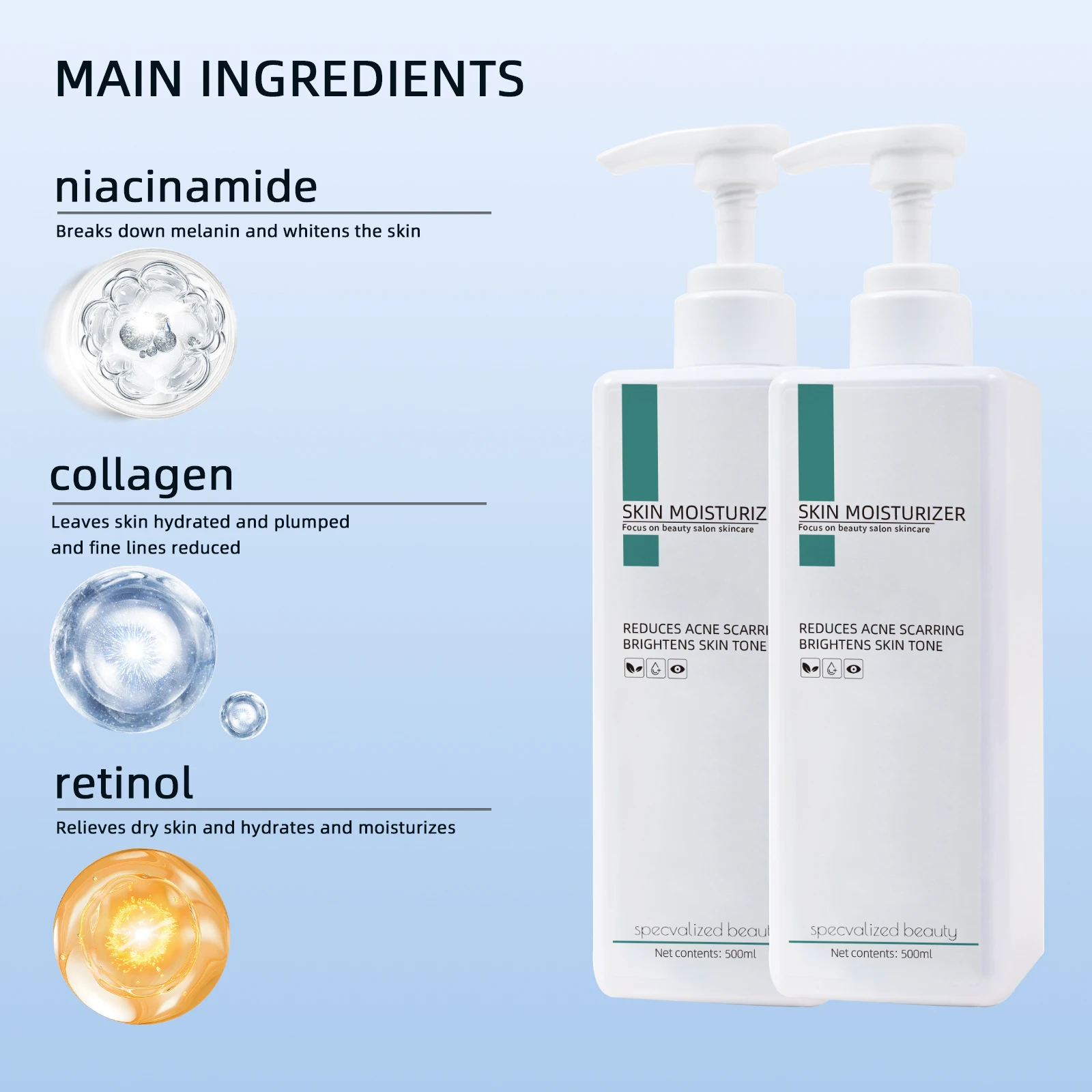 Private Label Natural Sun Protection Skin Moisturizer Whitening Anti Aging Kojic Acid Face Cream For Women