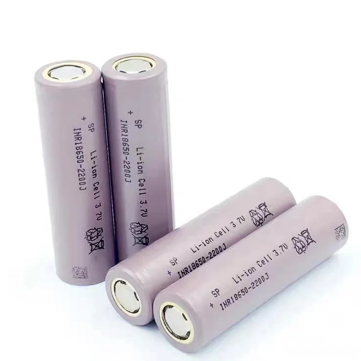 Rechargeable 18650 3.7v 2200mah li ion 8.14wh battery 18650 2200mah 3.7v with 2c 3c 5c 8c