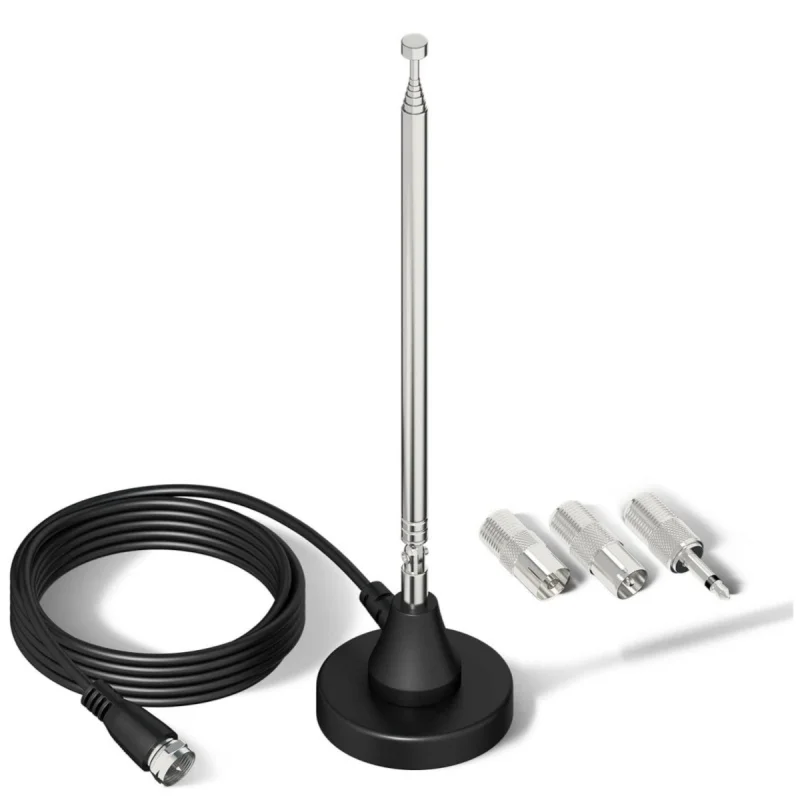 Lar Sucker Digital TV Rod Antenna FM/AM Antenna for Household Radio DAB Digital Antenna for Car Use