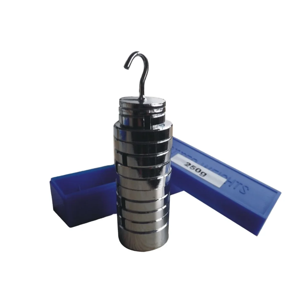 Физический металлический шлицевой вес для всего веса 250 г лабораторное оборудование