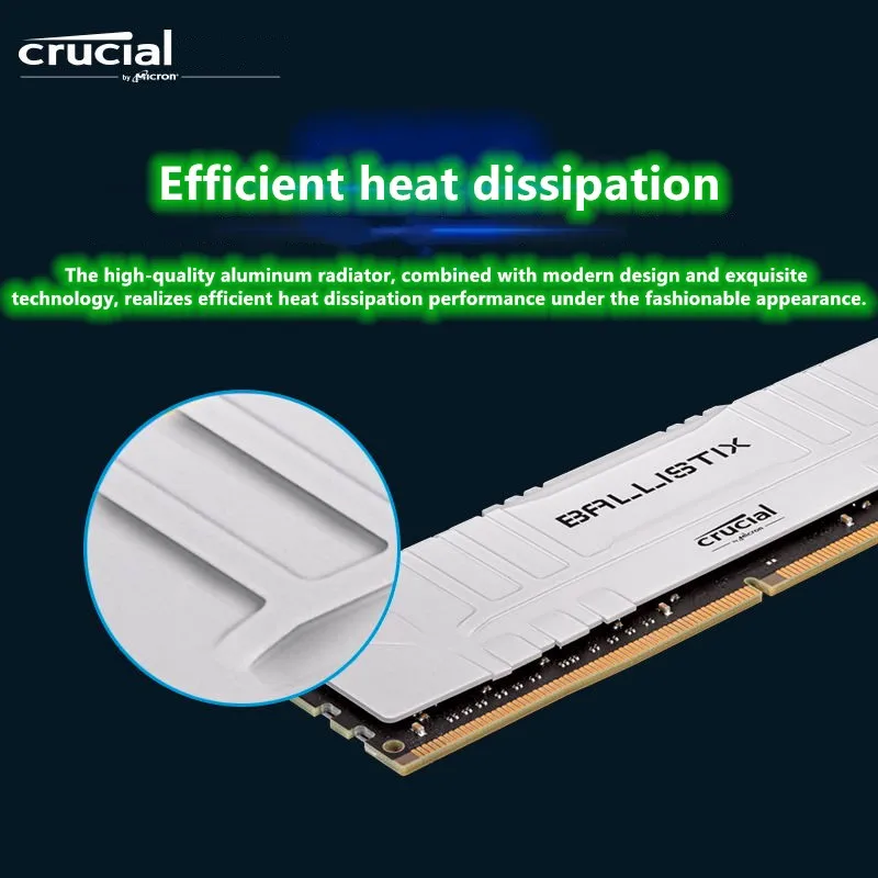 Entscheidendes 8 ГБ DDR4 2666 Frequenz-рабочий стол-Speicher modul Ballistix Platinum Win Series-Spiele von White Meguiar