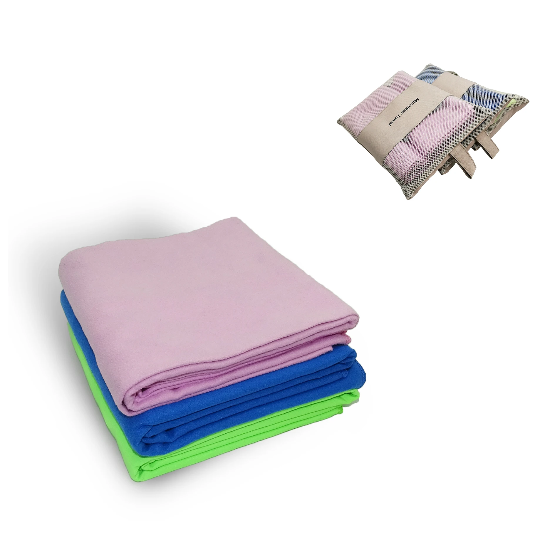 FREE SAMPLE China factory custom quick drying  super absorbent custom LOGO fitness sport  microfiber  towel