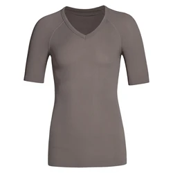 MeiSu W050WH Seamless V-Neck Posture Correction Light Version Compression Dropshipper Invisible Shaper Shirt