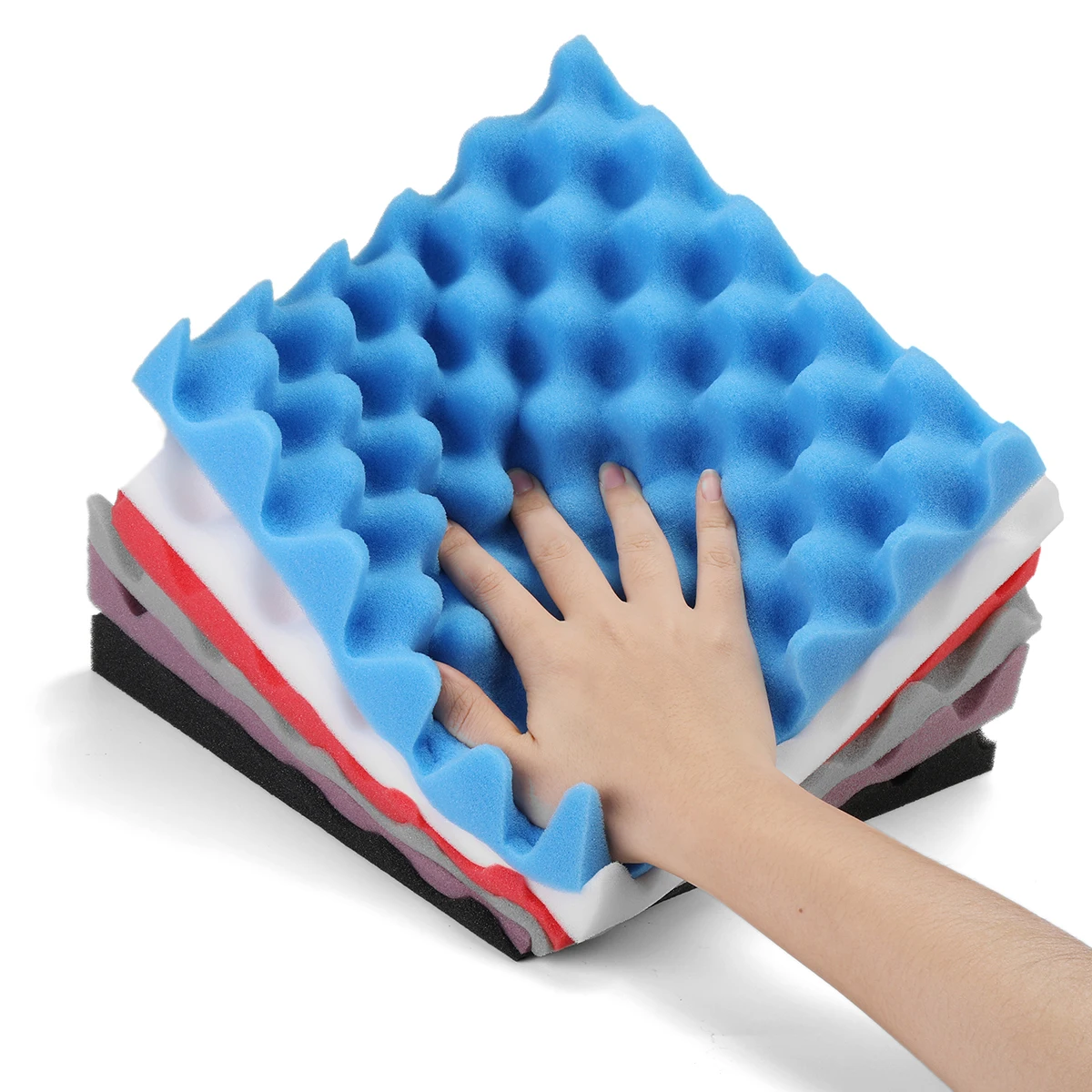 BONNO Nice Egg Crate Panels Acoustic Foam Sound Proof Wall Tiles Studio Soundproofing Foam Wall Panel