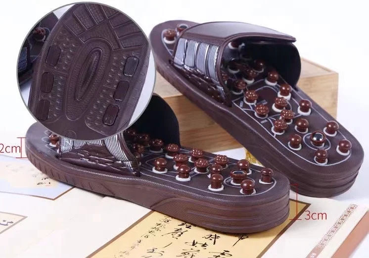 Magnetic Therapy Shoes Acupuncture Points Indoor For Men Women Reflexology Sandals Foot Massage Slippers