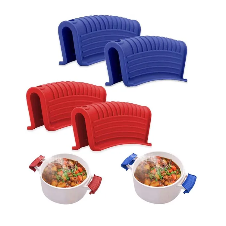 Cast Iron Skillet Handle Cover Pot Handle Holder Sleeve Non-Slip Heat Resistant Removable Potholder