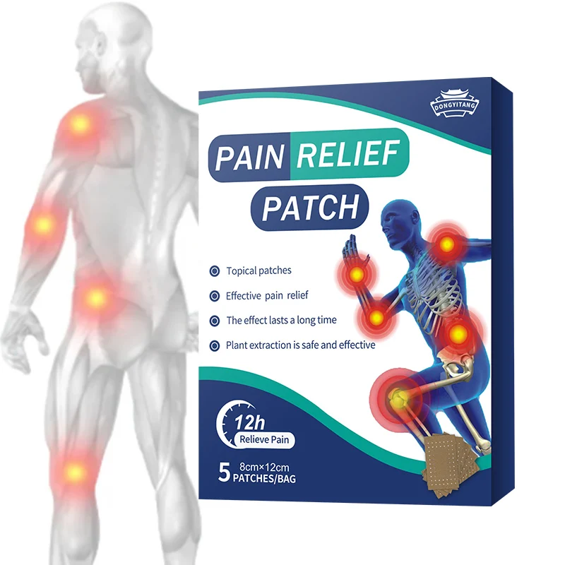 Factory Supply Natural Herbal Pain Patch Knee Joint Waist Back Shoulder Pain Patches Capsicum Plaster