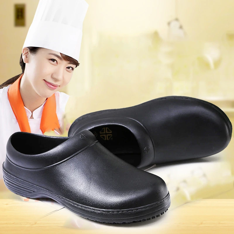 Anti Acid Anti Alkali Chef Kitchen No Slip Safety Work Kitchen Shoes For Workers