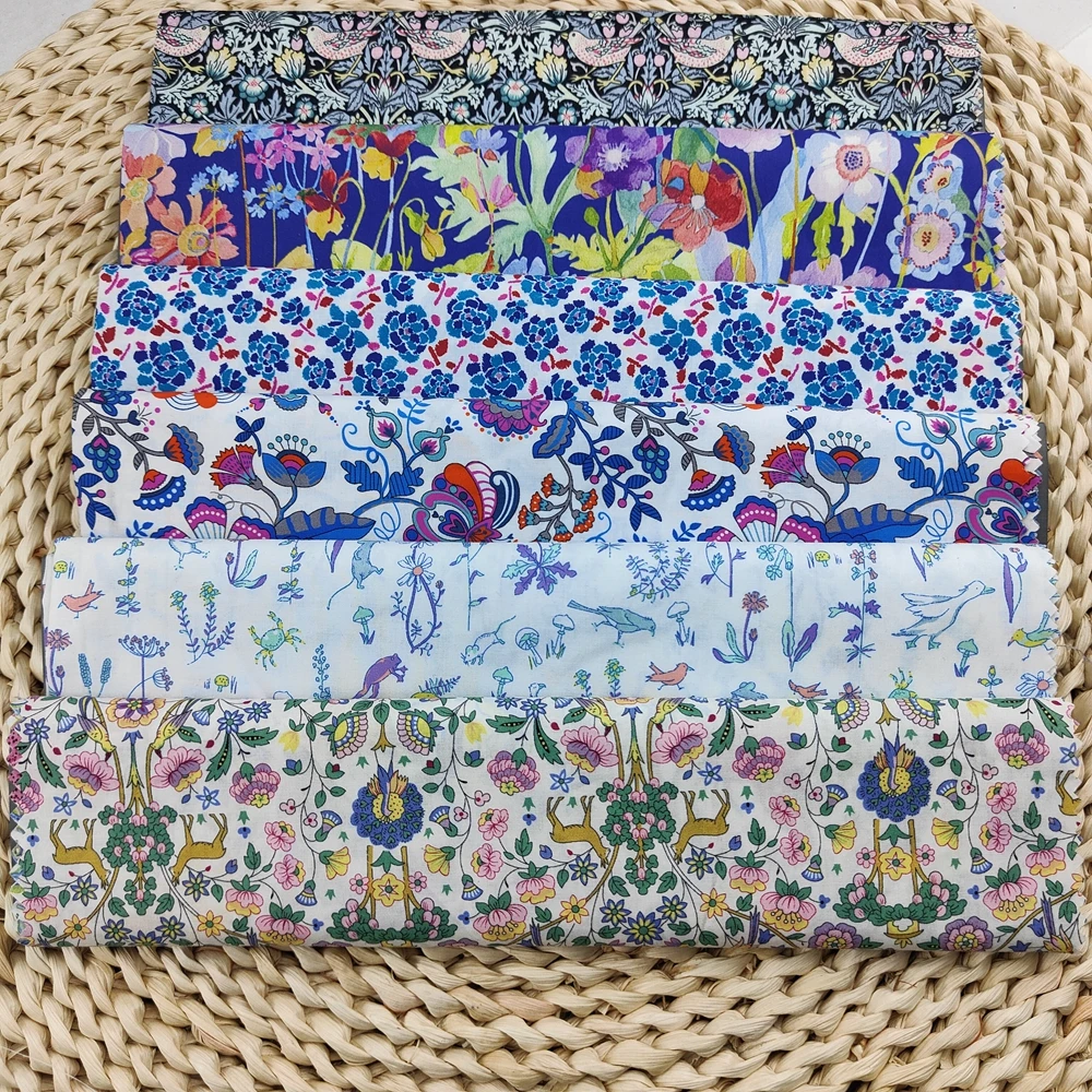 Dianan free sample 100% cotton tana lawn liberty London custom fabric printing fabric for garment