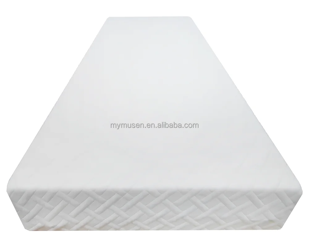 OEM Tex Cel Bamboo Fiber Terry Fabric Waterproof Bed Bug Mattress Cover Plain Top Skirt Knit