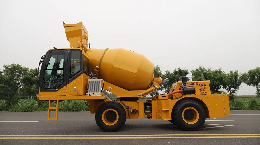 self-loading concrete mixer 3.5m3 SLM3500S within Concrete Mixer Truck and Concrete Machinery