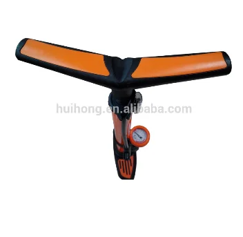 Алюминиевый велосипедный напольный насос с манометром 10 бар, велосипедный насос на заказ, оптовая продажа, велосипедный насос