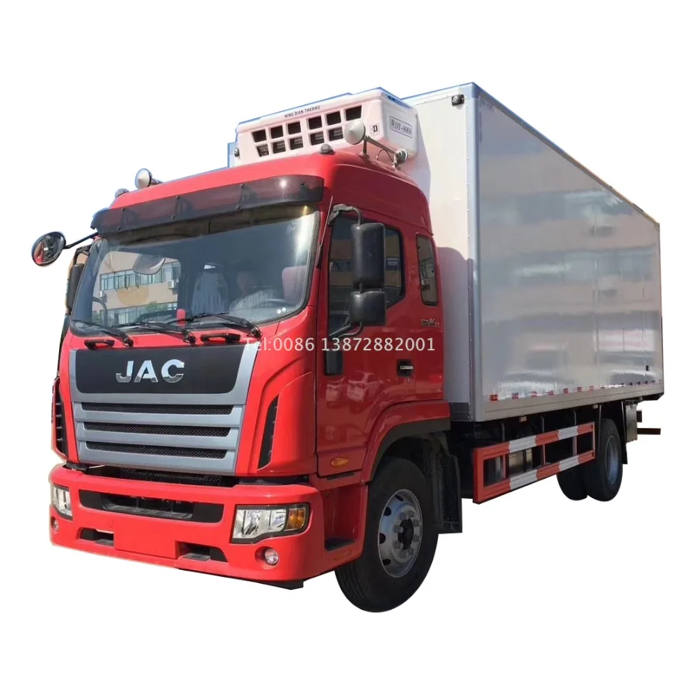  Хорошее качество JAC 4X2 Тип 10 тонн 12 15 модель 6 колесный холодильник фургон для мяса и