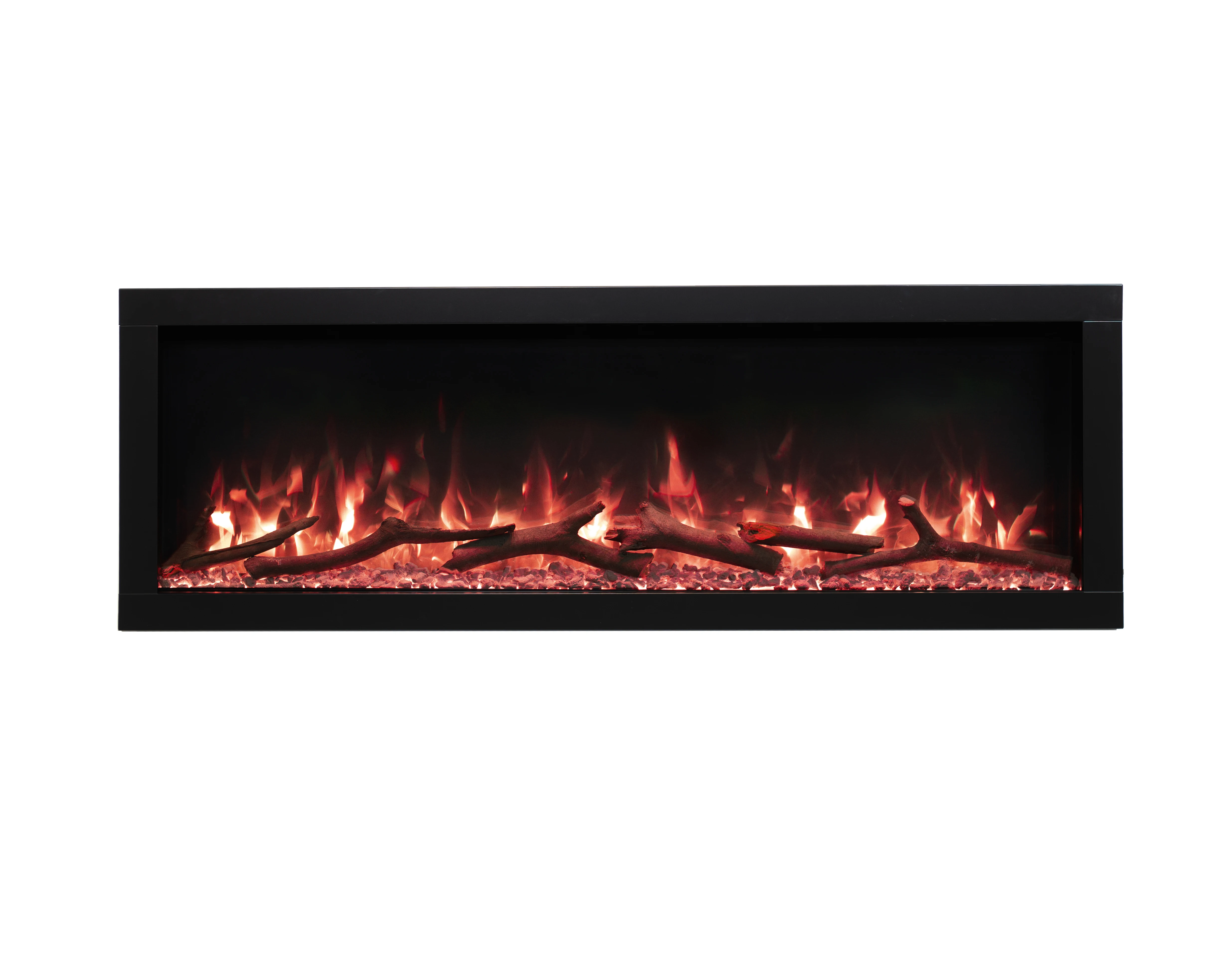 2024 Newest New HD pro flame smart Electric Fireplace with WIFI and blue tooth speakers