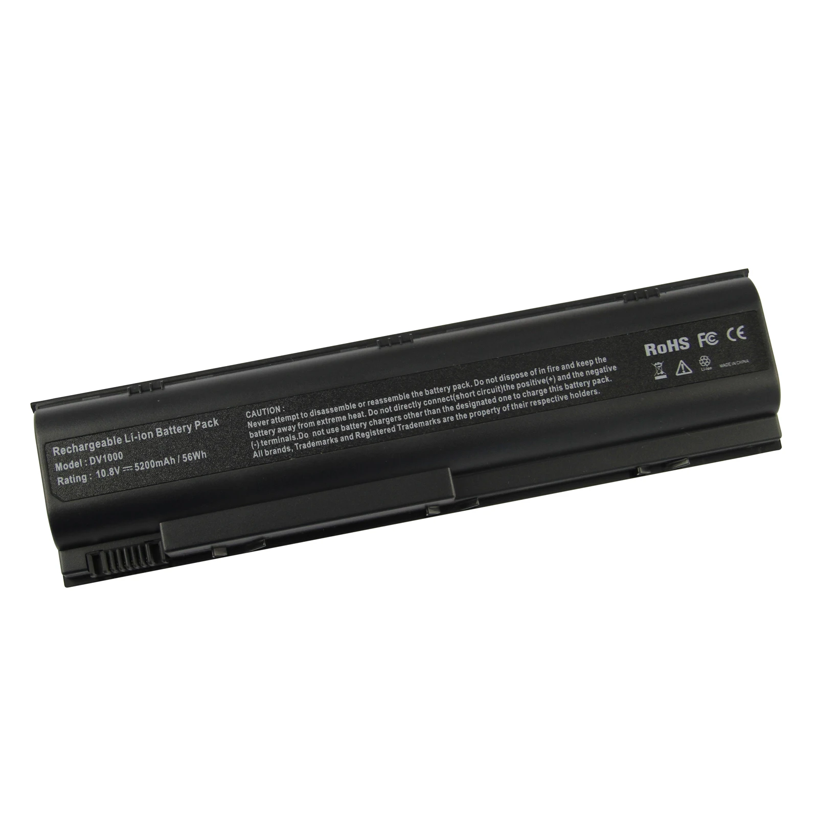10.8V 5200mAh Pavilion DV1000 DV1004AP DV1005AP DV1007AP Series wholesale laptop battery for HP