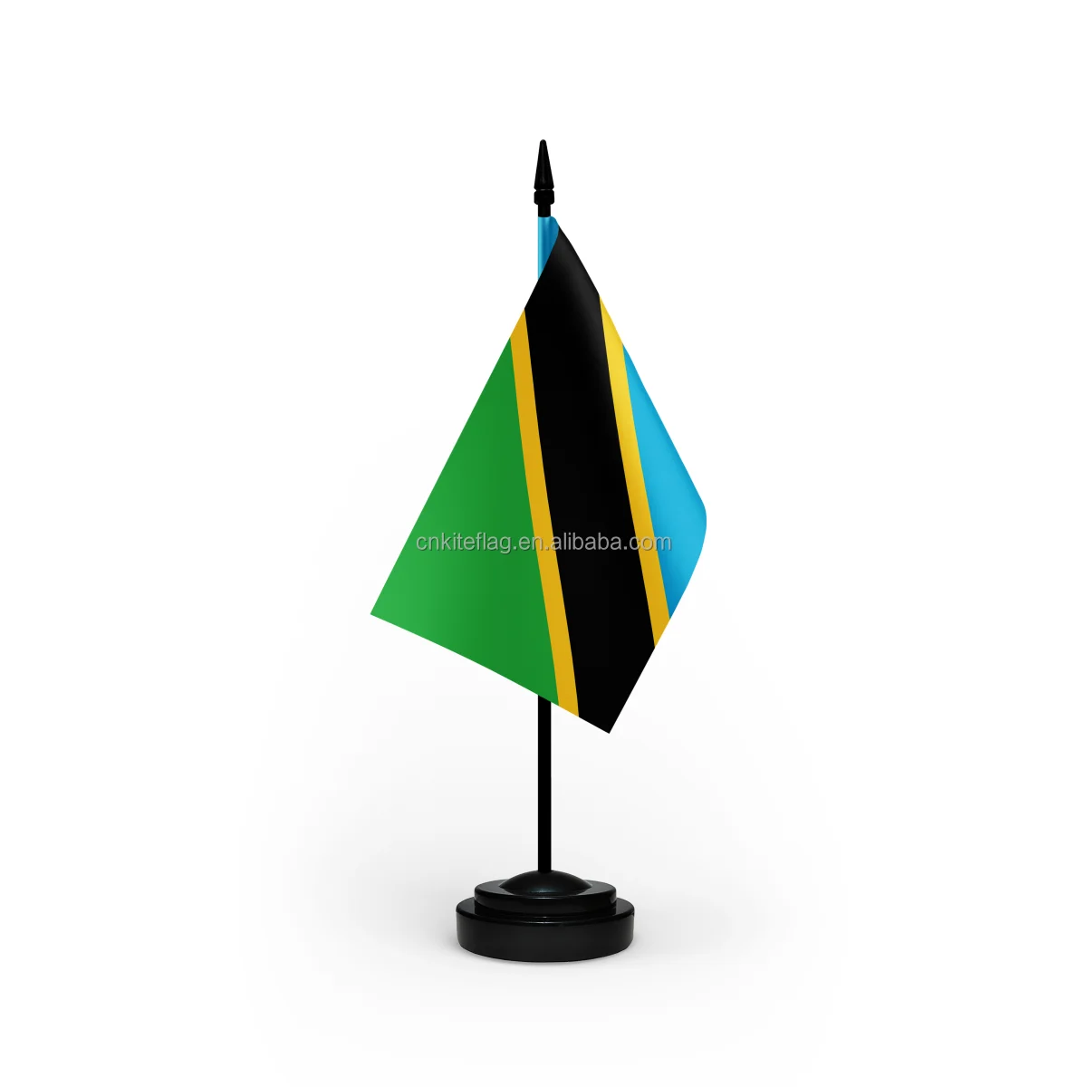 OEM Screen printing country blue yellow red white green tanzania flag 68D 100D 100%Polyester 3X5Ft Flags tanzania national Flag