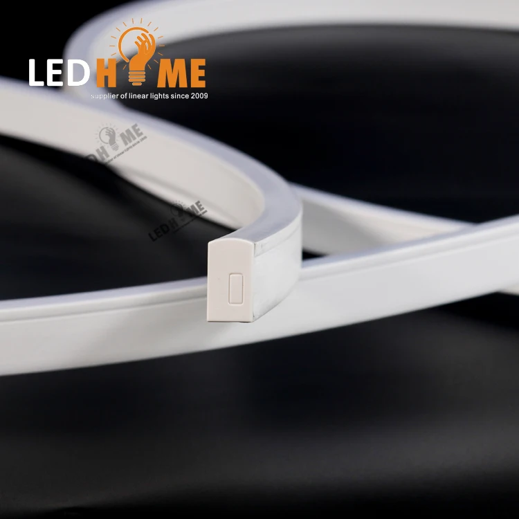 Color customized waterproof IP67 PMMA extrusion led profile