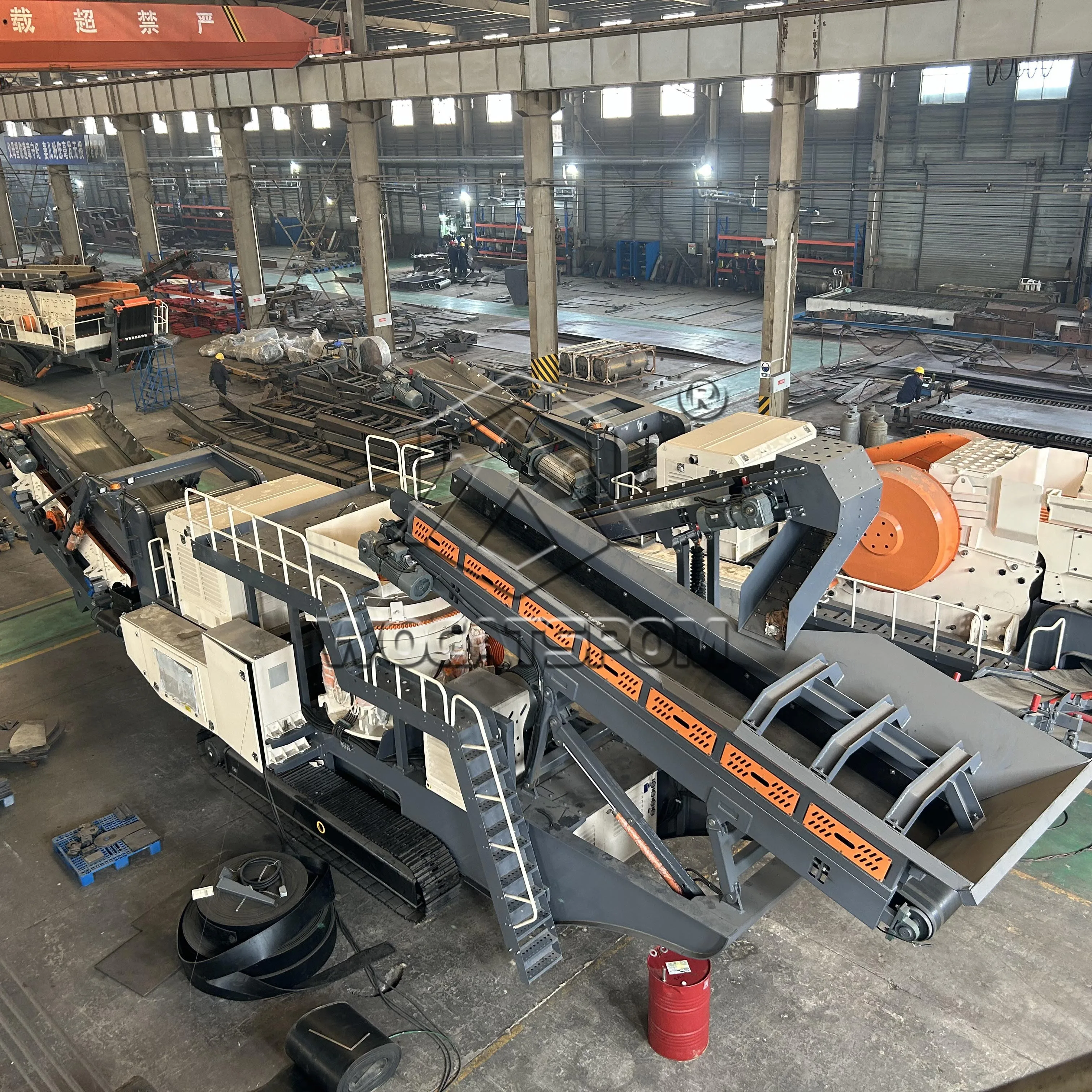 100tph track-mounted mobile cone crusher mobile crushing equipment for limestone river stone high quality machine