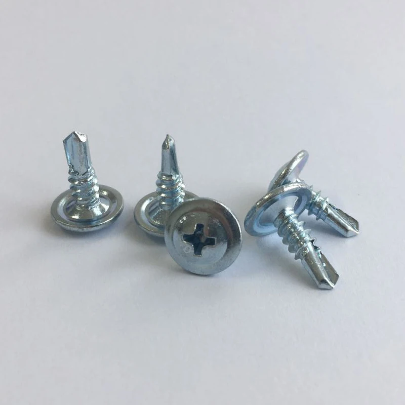 
Factory plastic ground screw all size zinc self drilling roofing screws 