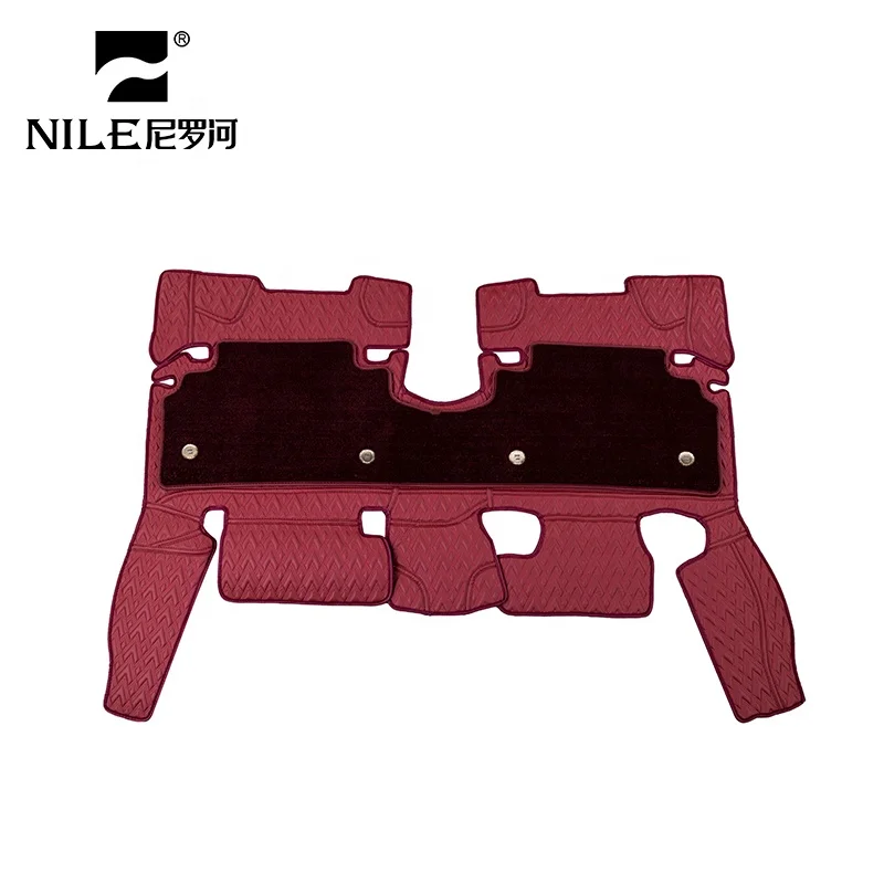 360 degree Full Set Floor PVC PU + Coil Car Floor Mat