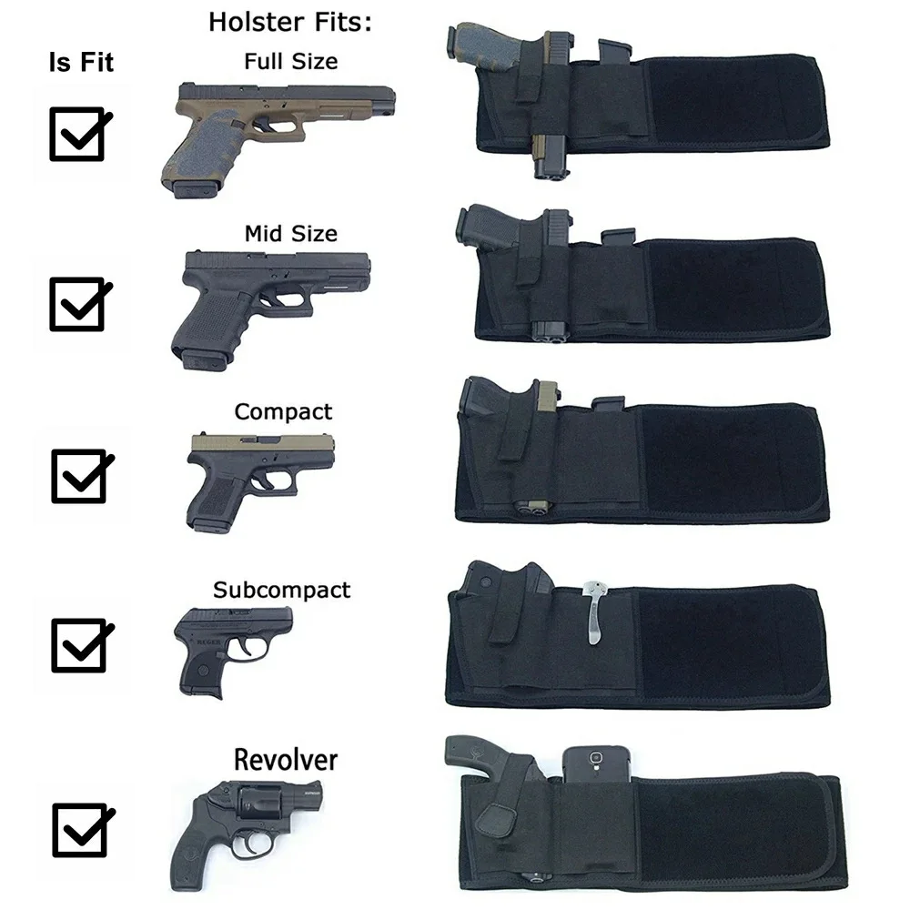  Etui pistolet бандажная лента для скрытого ношения женские Пояс Магнитный револьвер ручной кобура