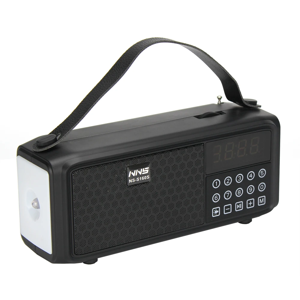  2020 led display speaker solar torch light