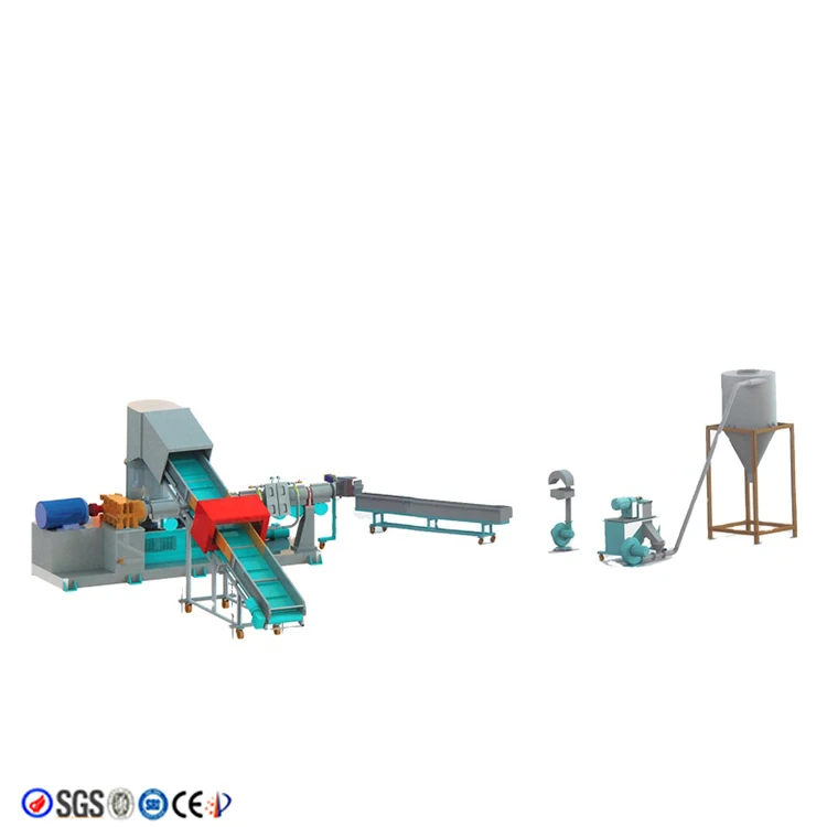 Recycle Plastic PET PP PE PVC Pellet Production Line Waste Plastic Pelletizer Granules Making Machine