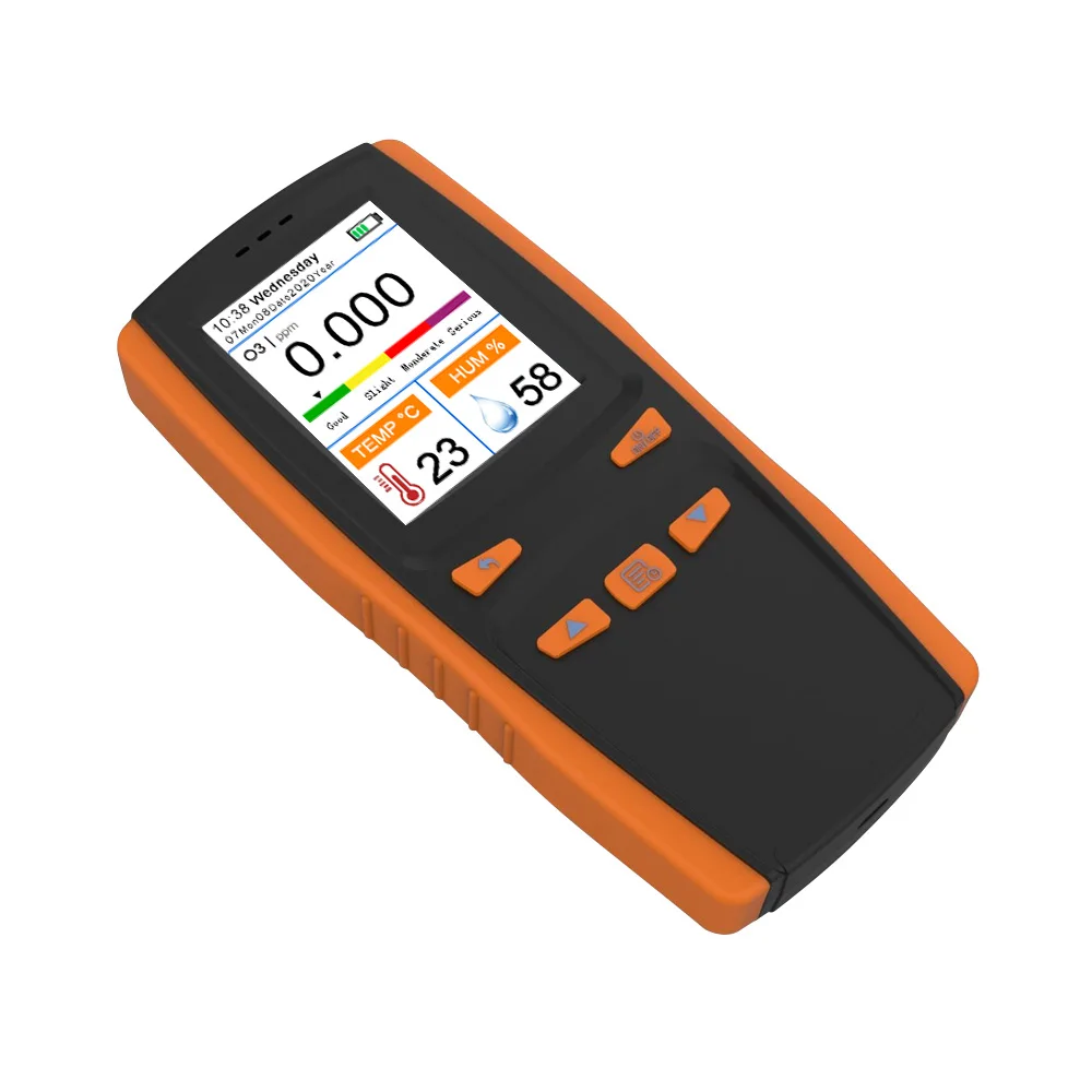  portable Ozone O3 radon meter lpg gas analyzer oxygen medidor de CO2 PM2.5 sensor measurement Spain Germany France