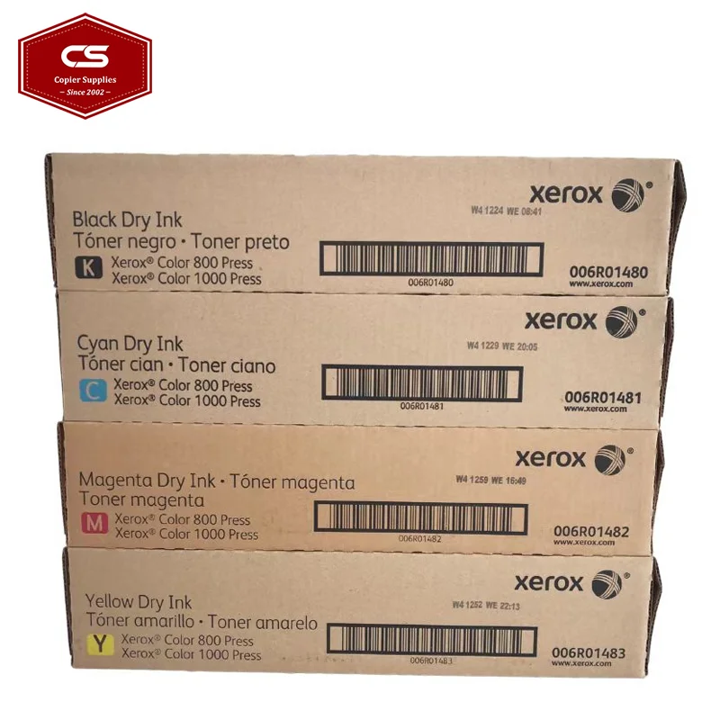 Original Quality Toner Cartridge for Xerox 800 800i 1000 1000i 006R1480 006R1481 006R1482 006R1483