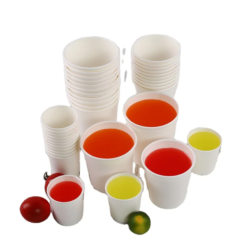 2oz 60ml logo printed eco-friendly mini offset printing disposable single wall coffee hot drink  taste paper cup