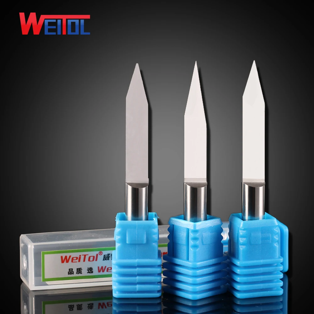 WeiTol твердосплавные гравировальные долота 6 мм, Гравировальный инструмент, ЧПУ Инструмент для резьбы по дереву