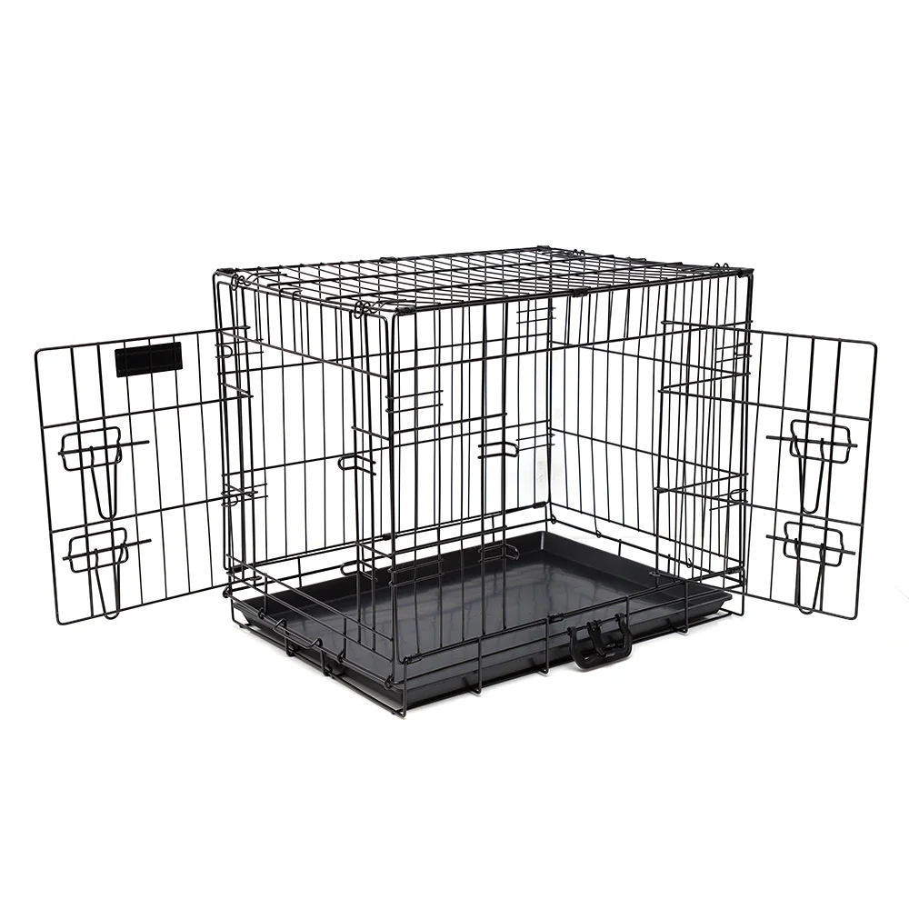 Высокое качество Гальваническая линия по производству прочная клетка для собак двойной двери складные столы и стулья для клетка для собак