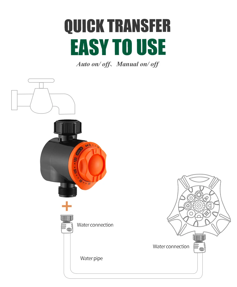 Automatic Watering Timing Irrigation Irrigation System Home Gardening 2-hour Tap Timer Garden Water Timers garden Water Timer
