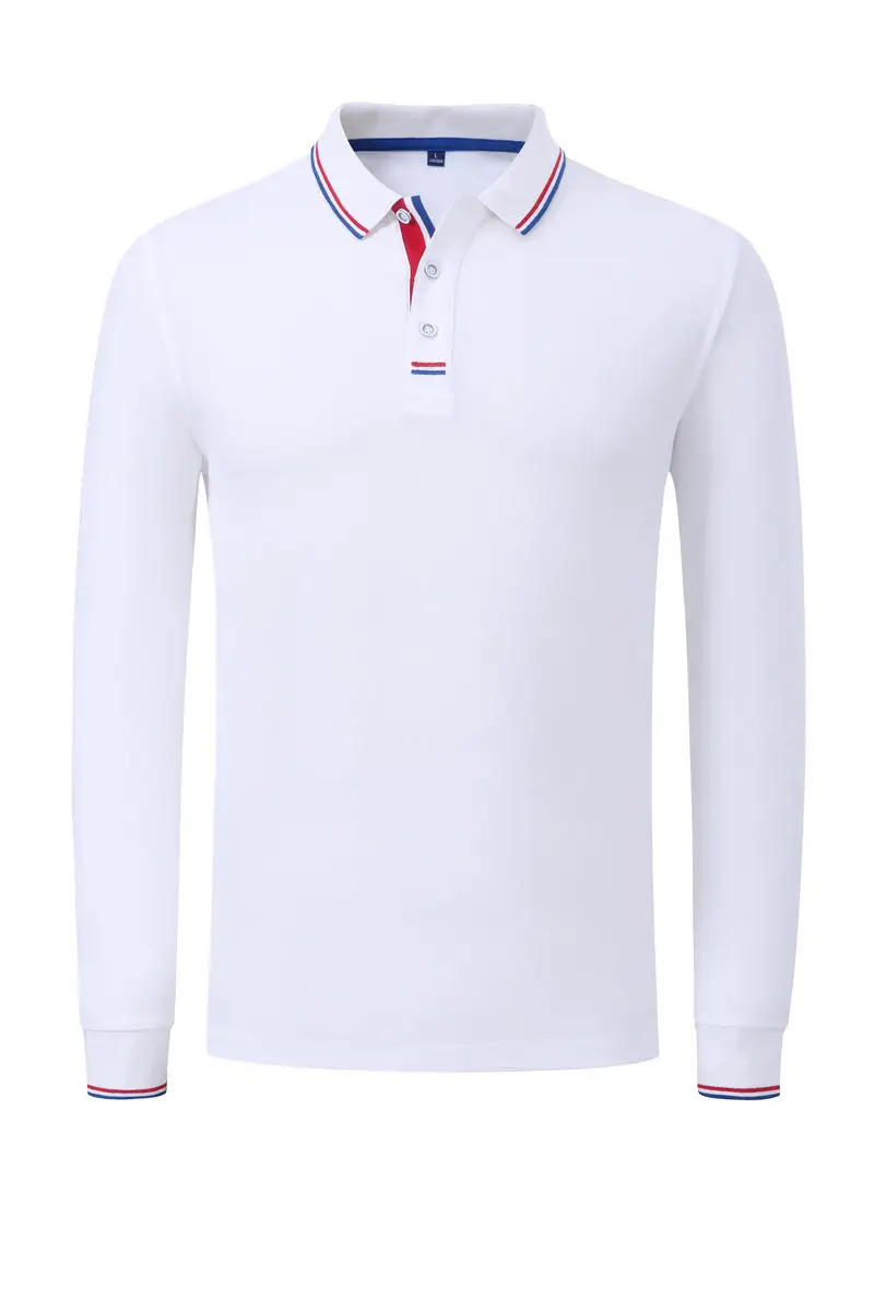 Wholesale high quality long sleeve 100% cotton t shirt for men blank polo t shirt