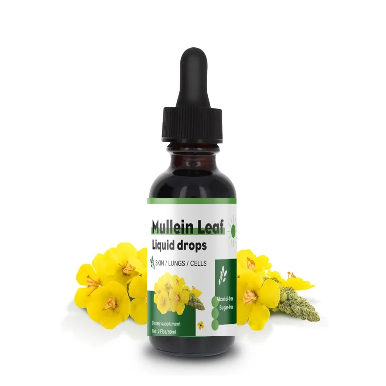 OEM/ODM Mullein Extract Drop Supplements Natural Leaf Drops Liquid Organic