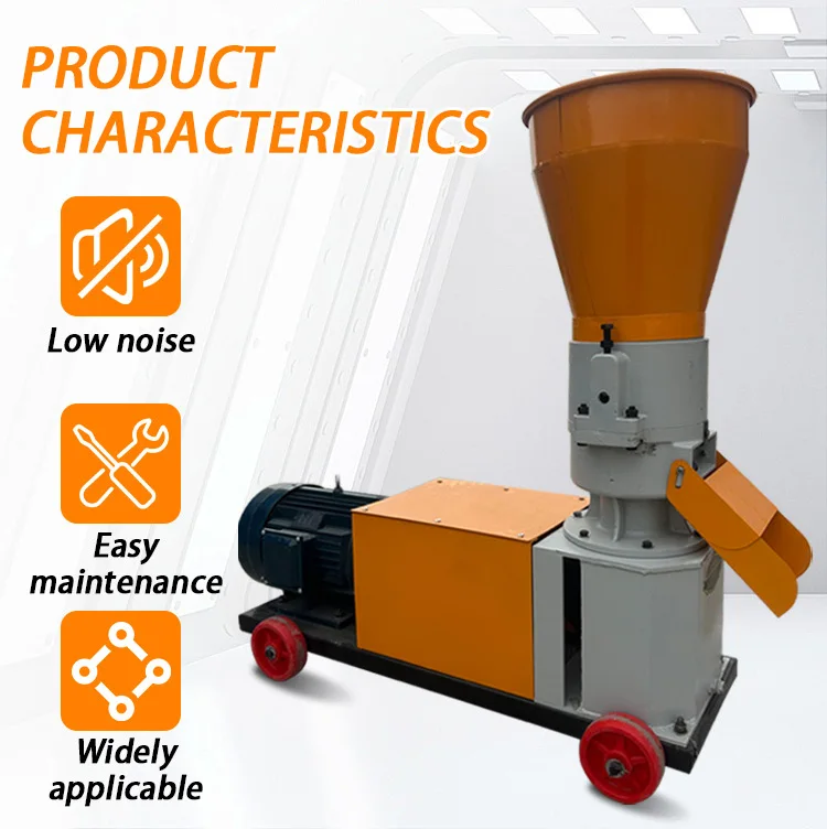 Animal Cattle Chicken Broiler Concentrate Feed Food Granule Maker Poultry Pellet Making Machine For Fish