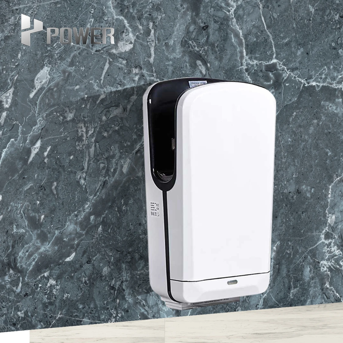 Customized Voltage Plug Bathroom Brushless Motor Commercial Jet Automatic Hand Dryer For Wall Mounting